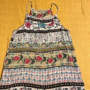 Language silk camisole